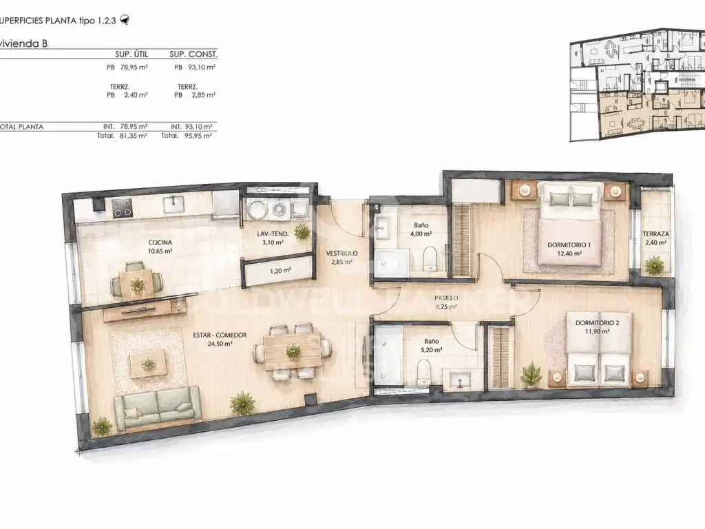 Flat with lift for sale in Avenida Vilaboa 213, imagen 11