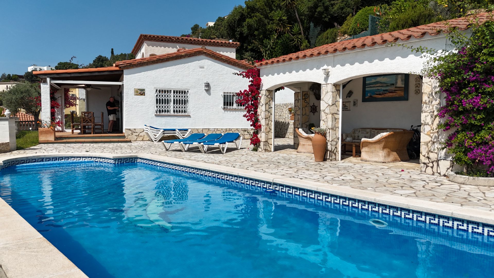 Piscina de Casa o xalet en venda en Calonge i Sant Antoni amb Aire condicionat, Calefacció i Jardí privat