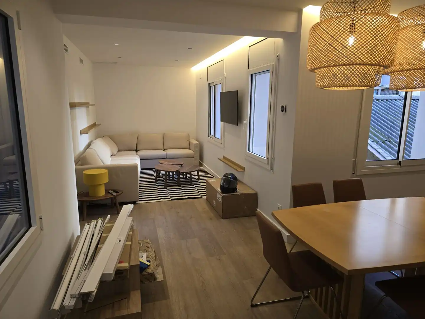 Sala de estar de Piso en venta en Barcelona con Aire acondicionado, Calefacción y Trastero