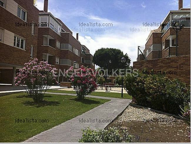 Vista exterior de Apartament en venda en  Madrid Capital amb Aire condicionat, Calefacció i Jardí privat