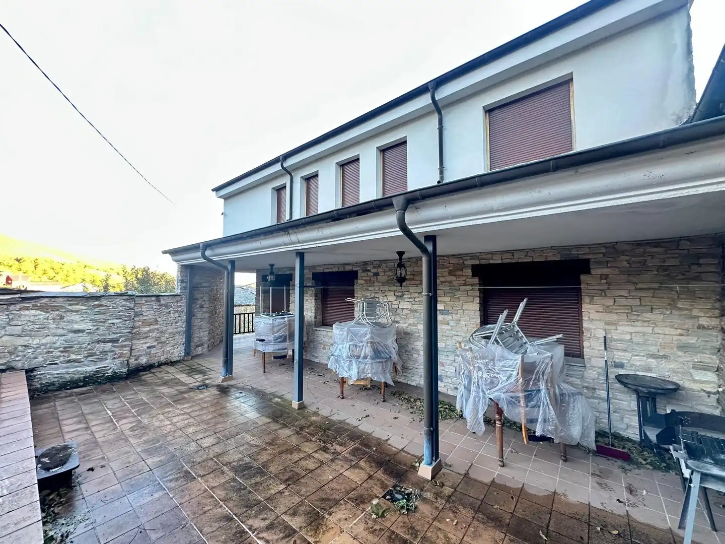Vista exterior de Casa o chalet en venta en Oencia con Aire acondicionado, Calefacción y Terraza