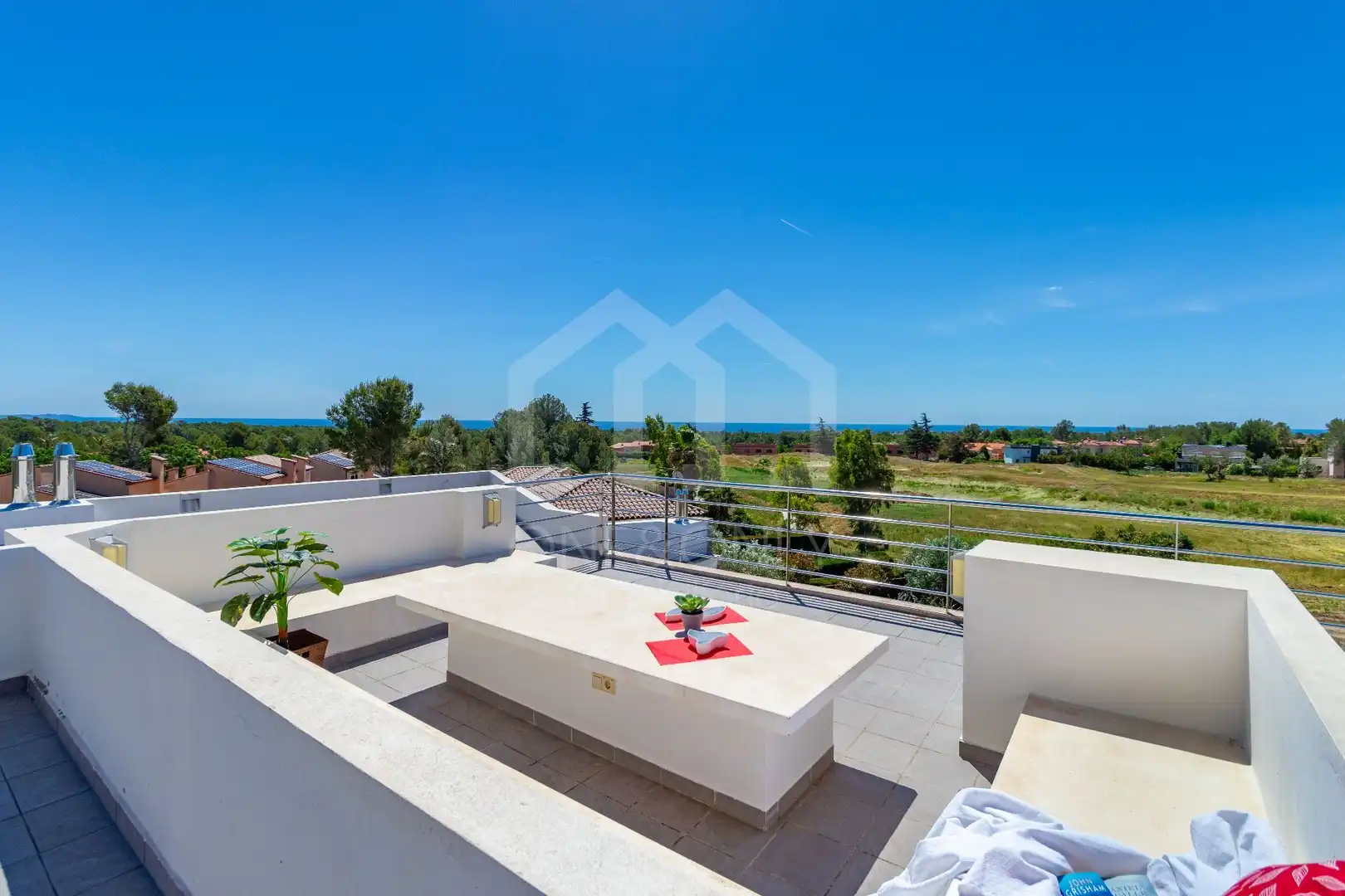 Terraza de Casa o chalet en venta en Mont-roig del Camp con Aire acondicionado, Calefacción y Jardín privado
