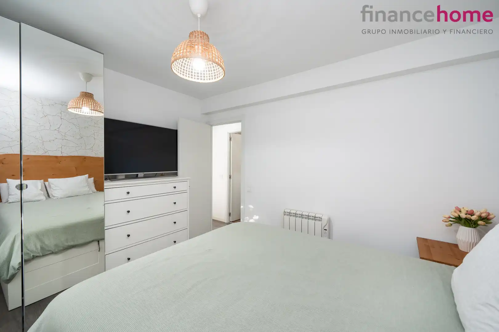 Bedroom of Flat for sale in Móstoles  with Air Conditioner, Heating and Terrace