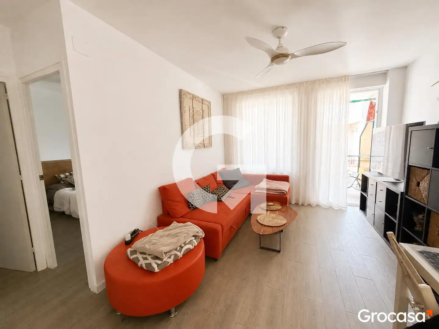 Living room of Flat for sale in Cunit  with Air Conditioner, Terrace and Balcony