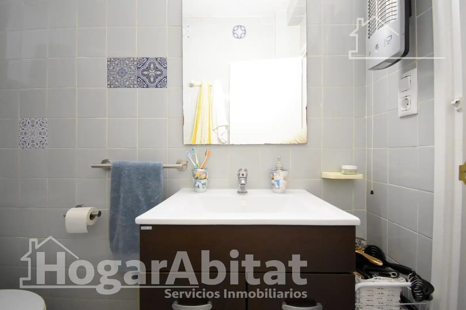 Baño de Ático en venta en Bellreguard con Aire acondicionado, Calefacción y Parquet