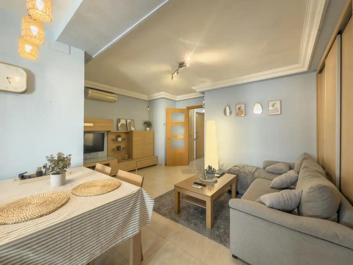 Wohnzimmer von Wohnung zur Miete in Mollet del Vallès mit Klimaanlage, Heizung und Möbliert