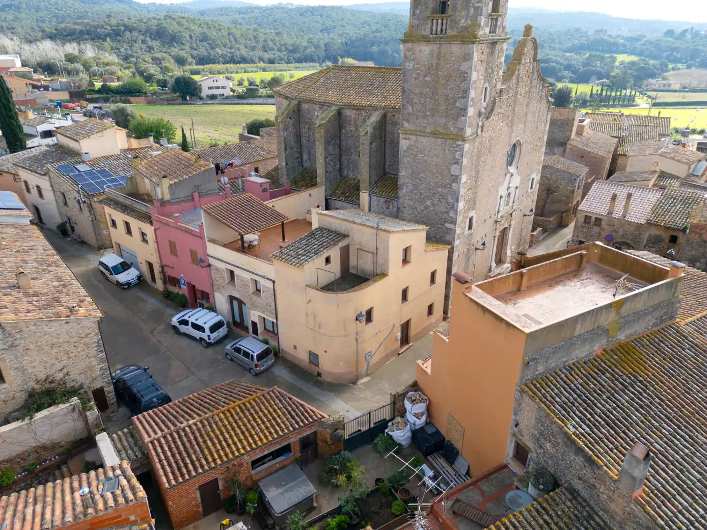 Vista exterior de Casa adosada en venta en Regencós con Terraza