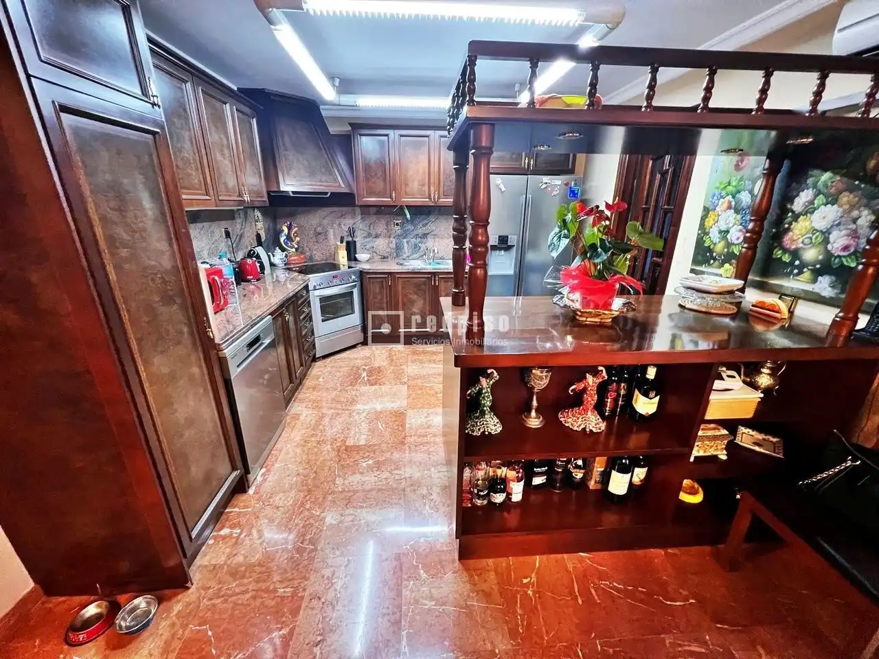 Kitchen of Houses for rent in Málaga  with Air Conditioner, Heating and Private garden