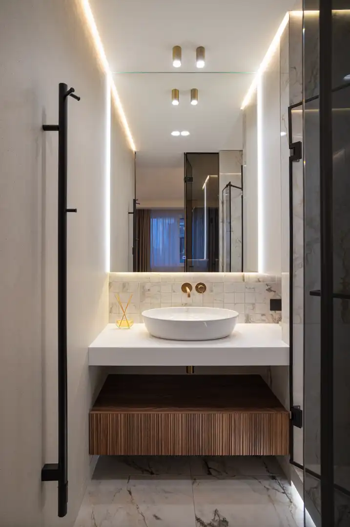 Bathroom of Flat for sale in Madrid  with Air Conditioner, Heating and Furnished