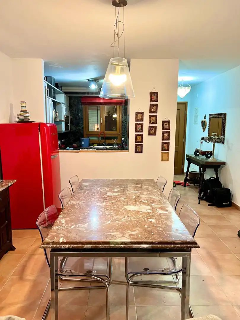 Comedor de Casa adosada de alquiler en Sant Josep de sa Talaia con Aire acondicionado, Jardín privado y Terraza