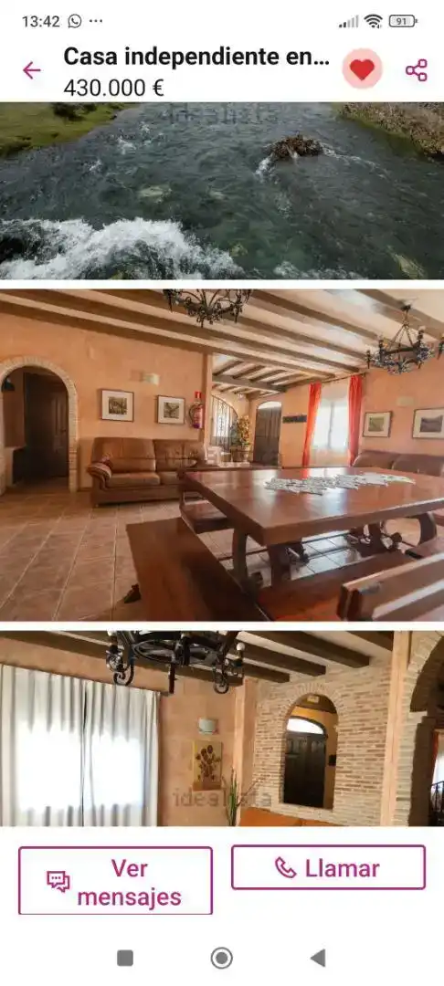 Comedor de Casa o chalet en venta en Cantalojas con Parquet, Amueblado y Horno