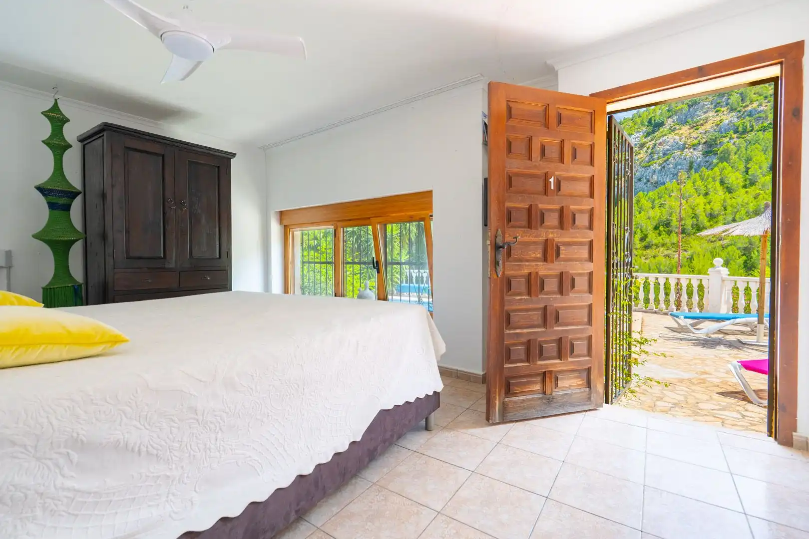 Habitación de Casa o chalet en venta en Castell de Castells con Aire acondicionado, Calefacción y Jardín privado