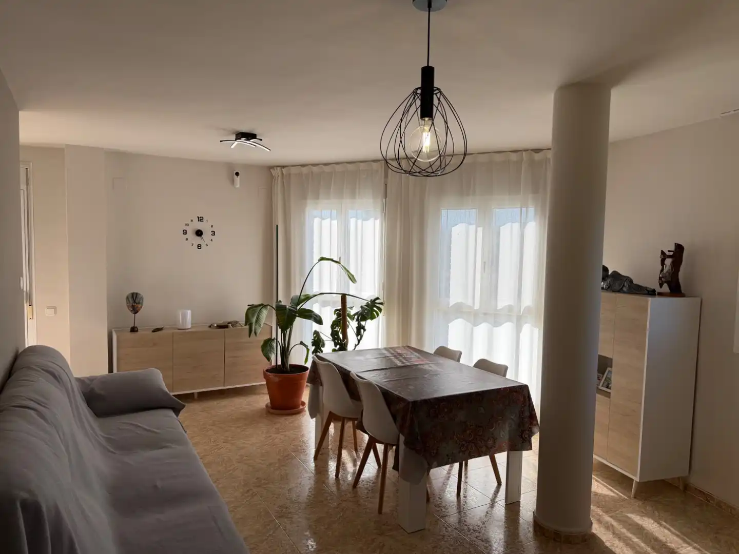 Living room of Houses for rent in L'Ampolla  with Air Conditioner, Terrace and Storage room