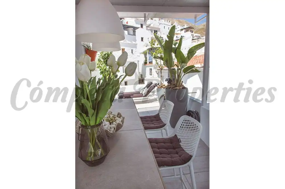 Terraza de Casa o chalet en venta en Cómpeta con Aire acondicionado, Terraza y Amueblado