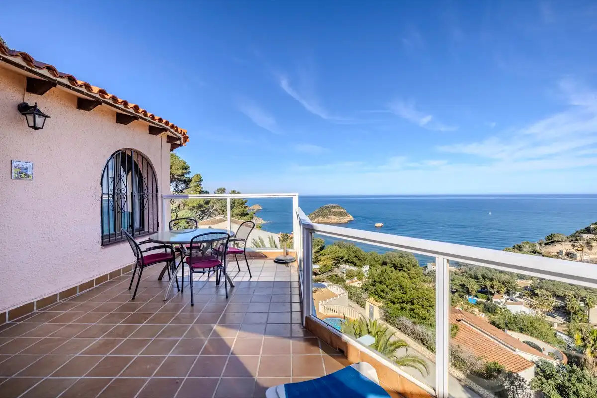 Terrace of Houses for sale in Jávea / Xàbia  with Air Conditioner, Heating and Private garden