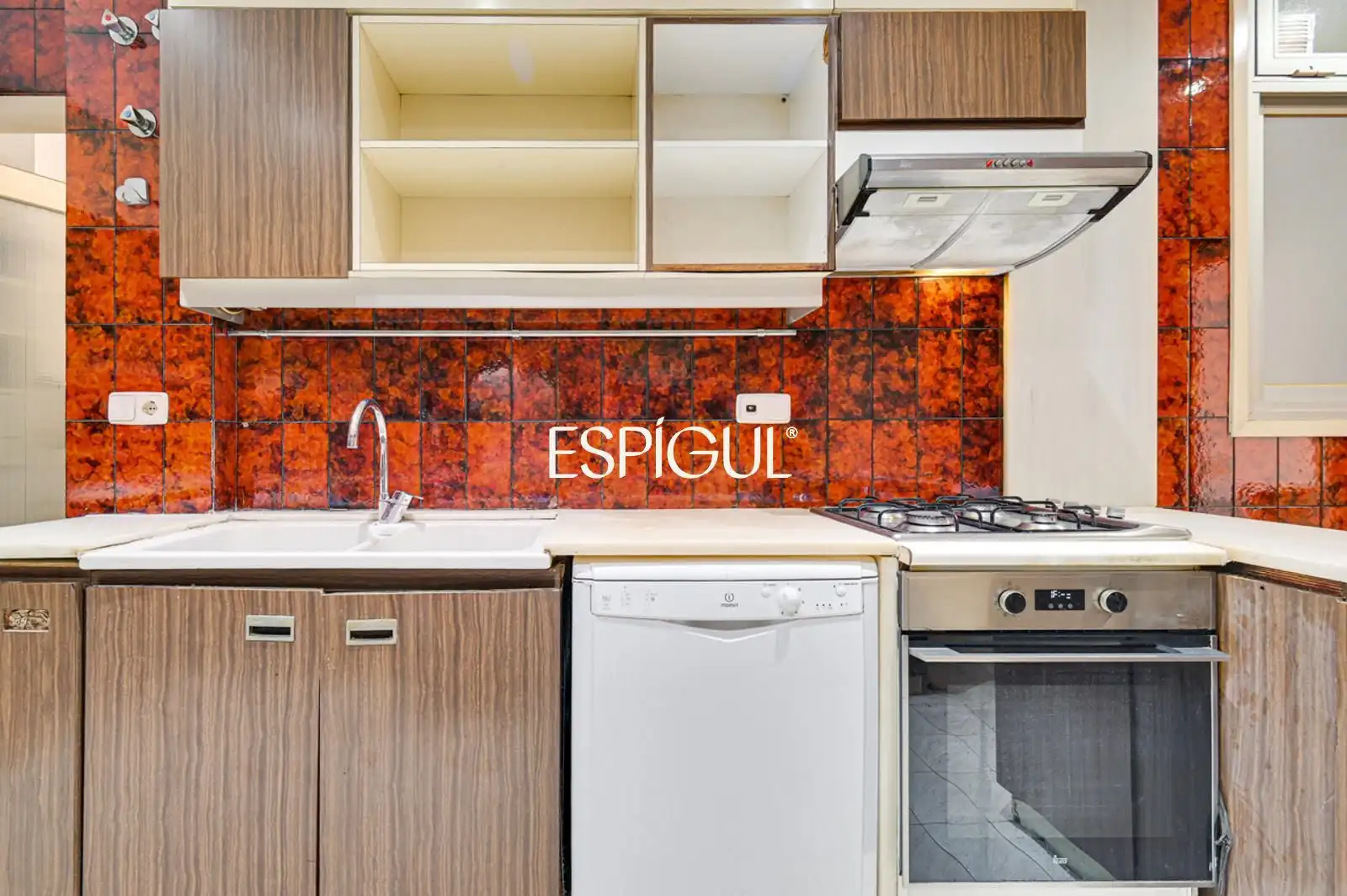 Cocina de Piso en venta en Barcelona con Calefacción, Parquet y Terraza