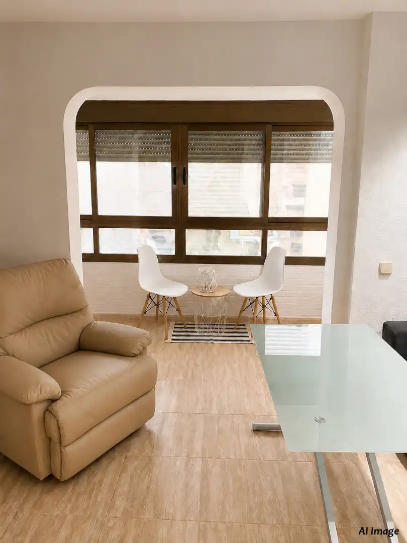 Sala de estar de Dúplex en venta en Manises con Aire acondicionado, Terraza y Piscina