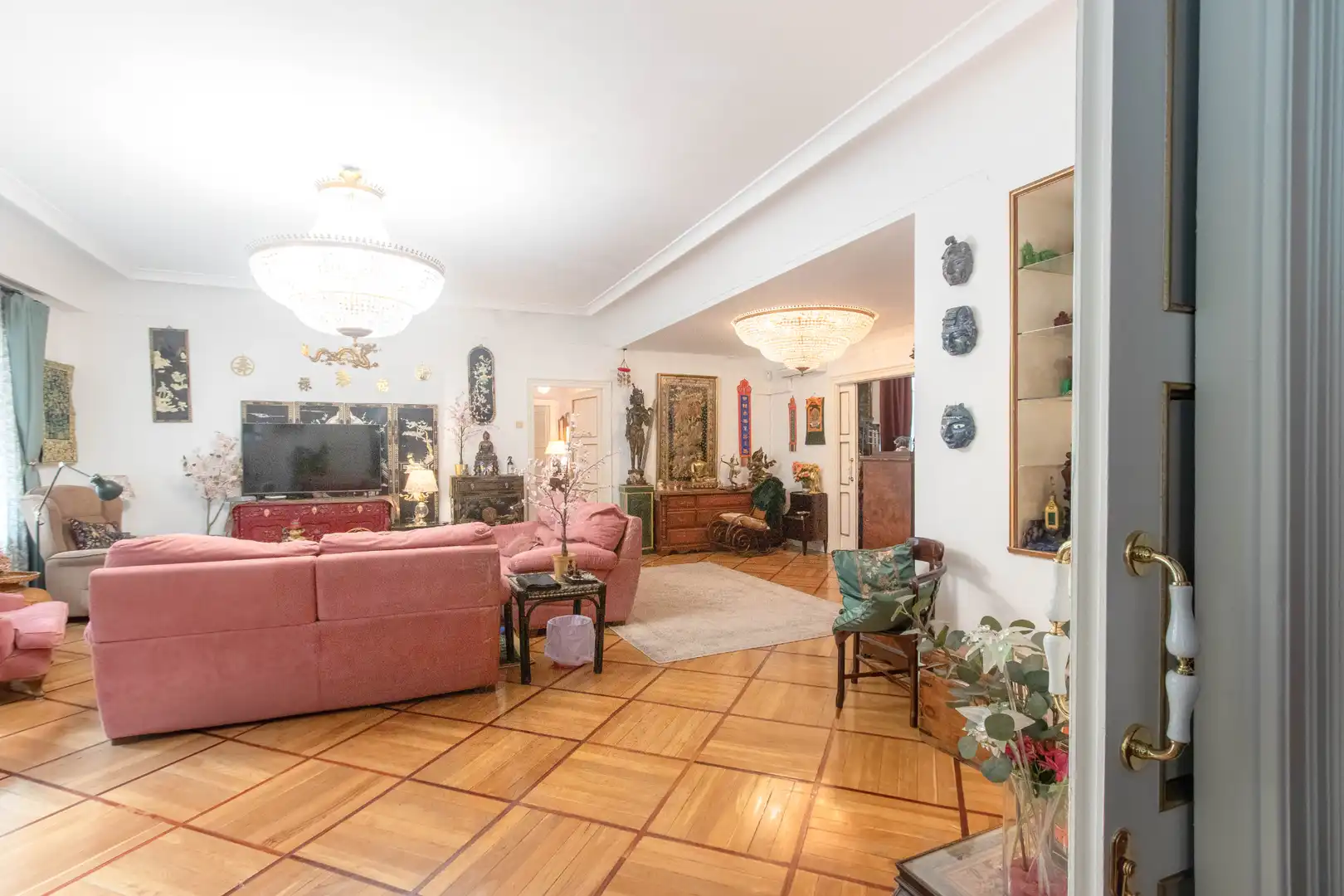 Sala d'estar de Pis en venda en Madrid amb Aire condicionat, Terrassa i Traster