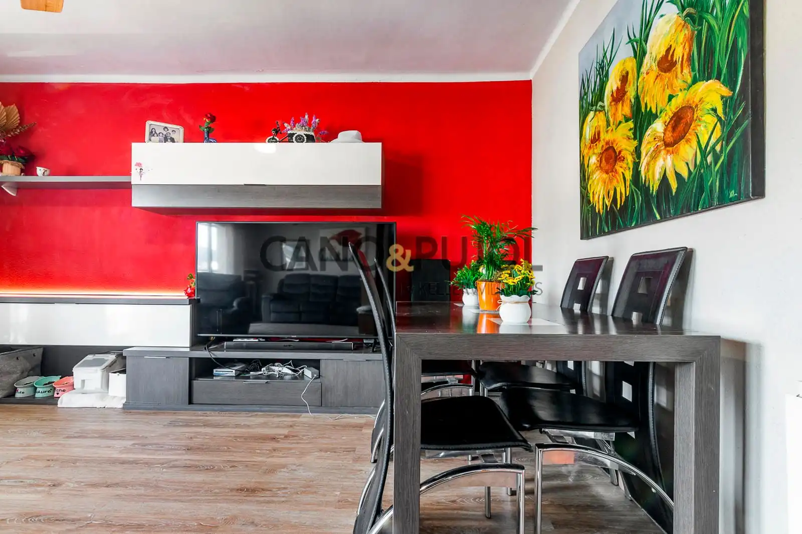 Sala de estar de Piso en venta en Caldes de Montbui con Aire acondicionado y Terraza