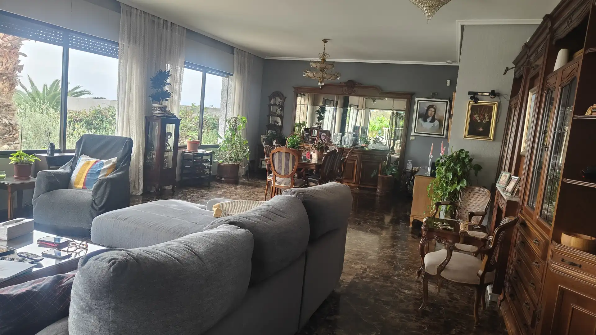 Living room of Houses for sale in Ceuta  with Private garden, Storage room and Swimming Pool