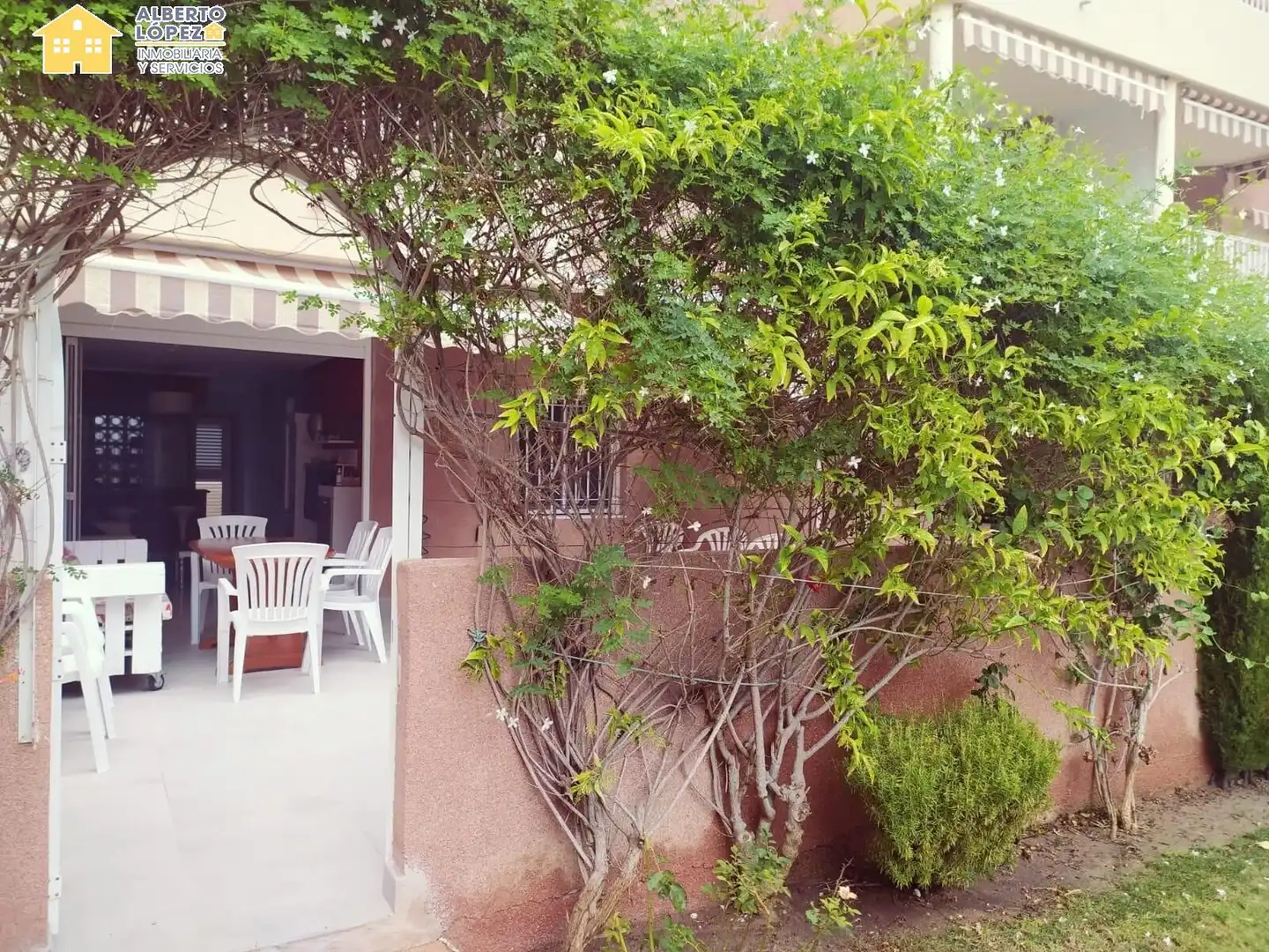 Jardí de Planta baixa de lloguer en Elche / Elx amb Aire condicionat, Terrassa i Moblat