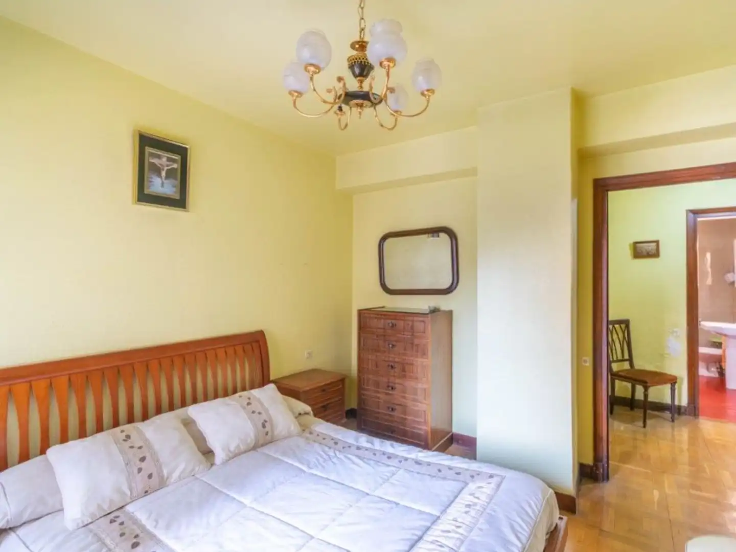 Bedroom of Flat for sale in  Pamplona / Iruña  with Heating and Storage room