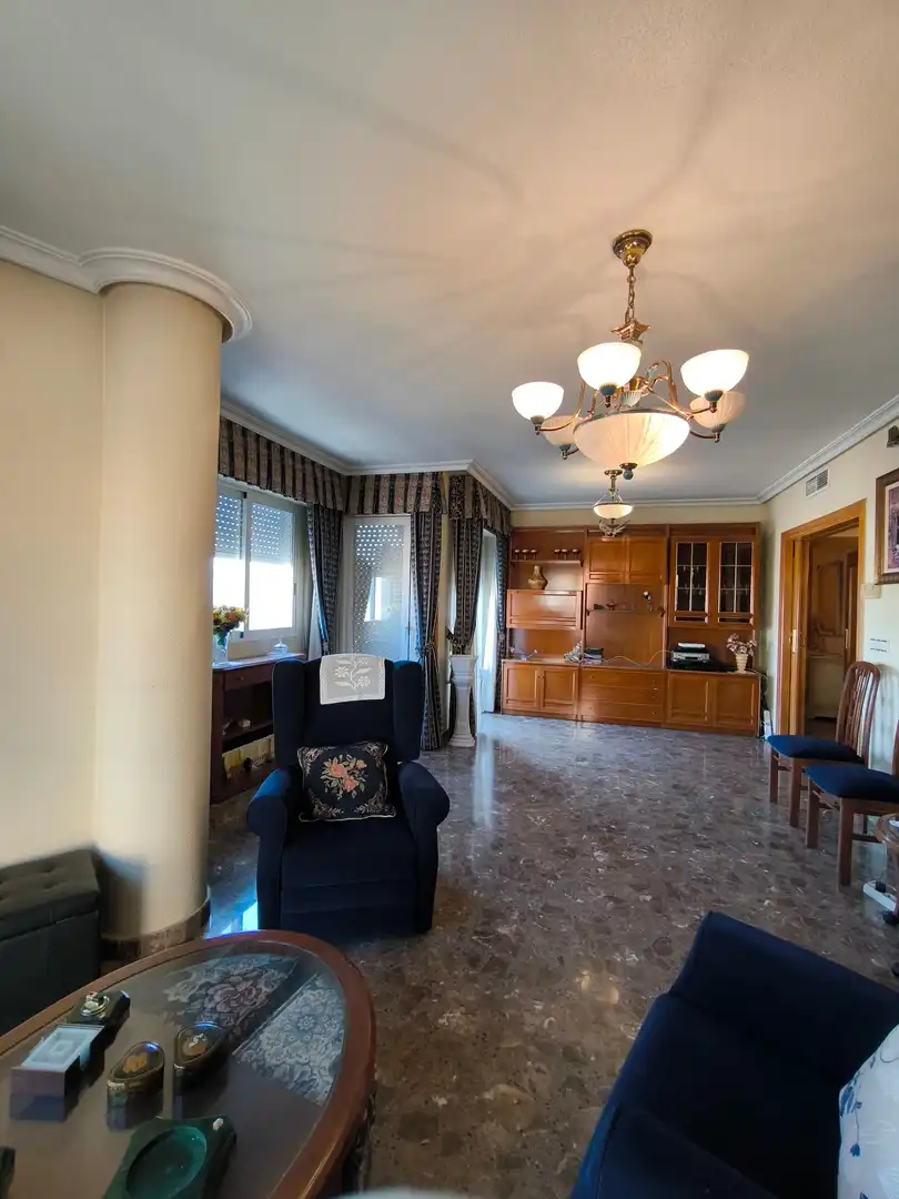 Sala de estar de Piso en venta en Alcantarilla con Trastero y Amueblado
