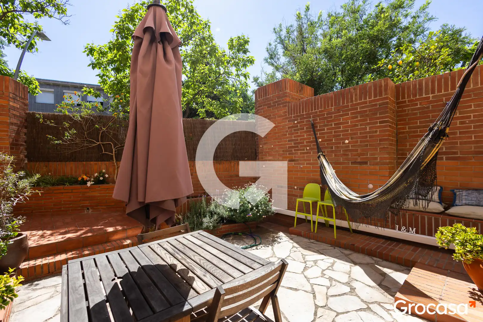 Jardín de Dúplex en venta en Barcelona con Aire acondicionado, Calefacción y Jardín privado