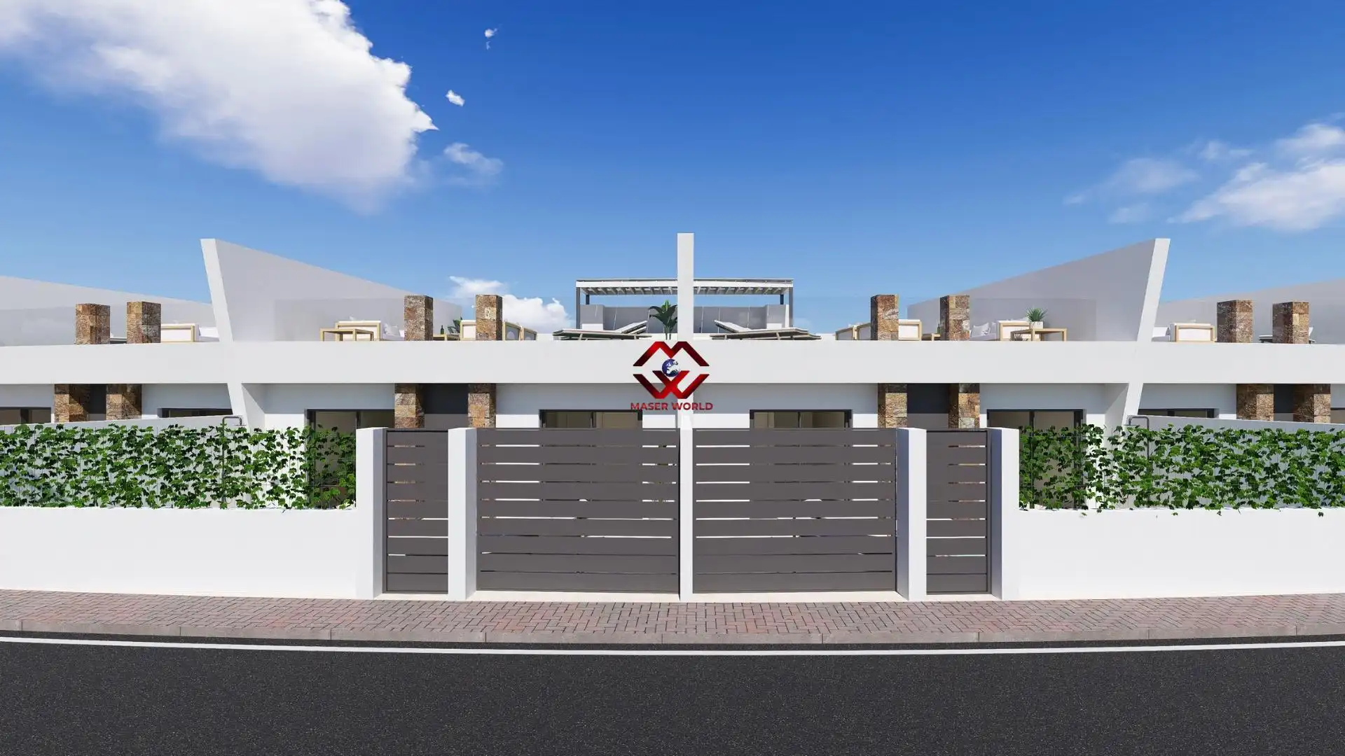 Exterior view of Detached homes for sale in Torre-Pacheco  with Private garden, Terrace and Swimming Pool
