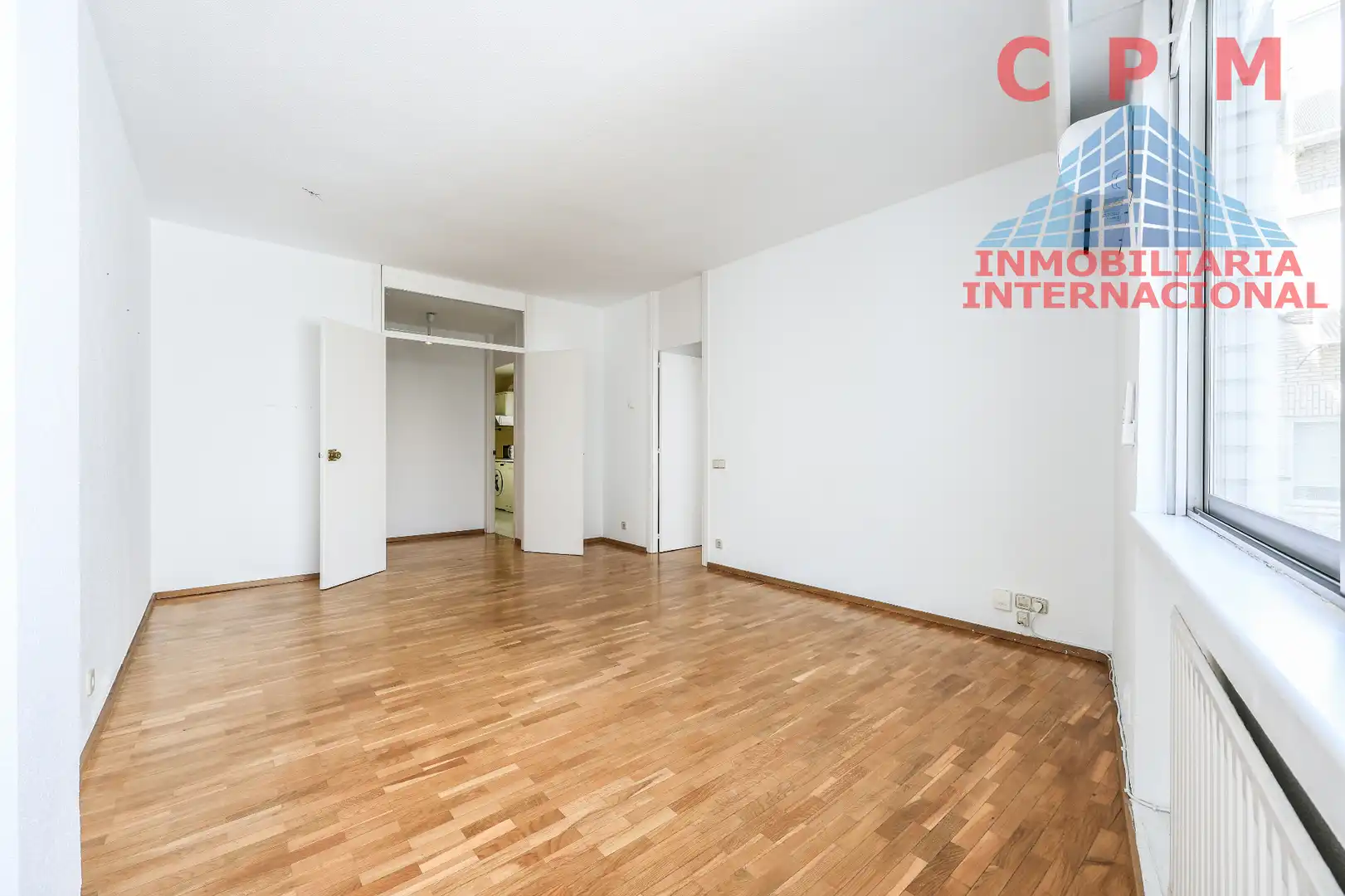 Schlafzimmer von Wohnung zur Miete in Madrid mit Klimaanlage, Heizung und Parkett