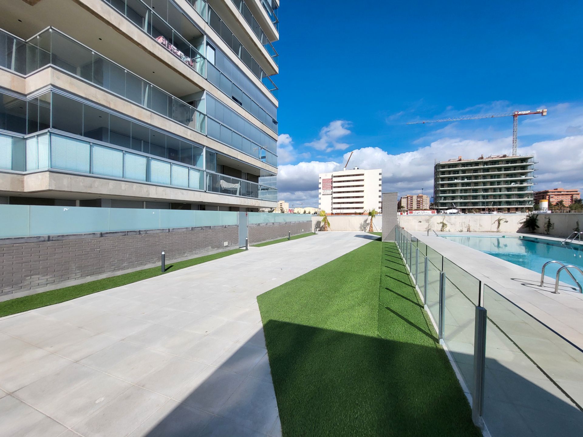 Terrace of Flat to rent in  Almería Capital  with Air Conditioner, Heating and Private garden