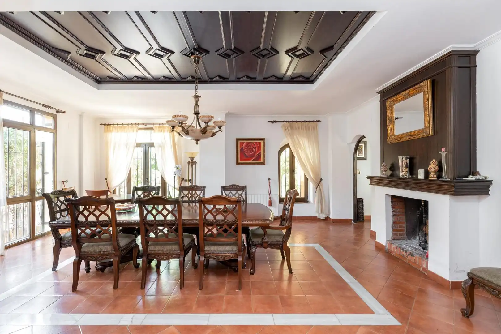 Comedor de Casa o chalet en venta en Villa de Otura con Aire acondicionado, Jardín privado y Terraza