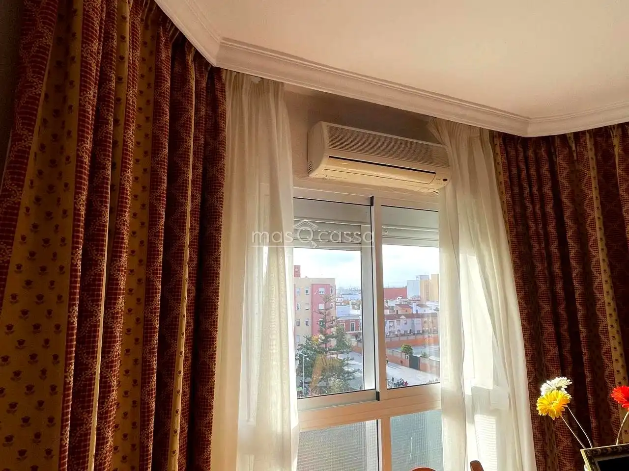 Bedroom of Flat for sale in La Línea de la Concepción  with Air Conditioner