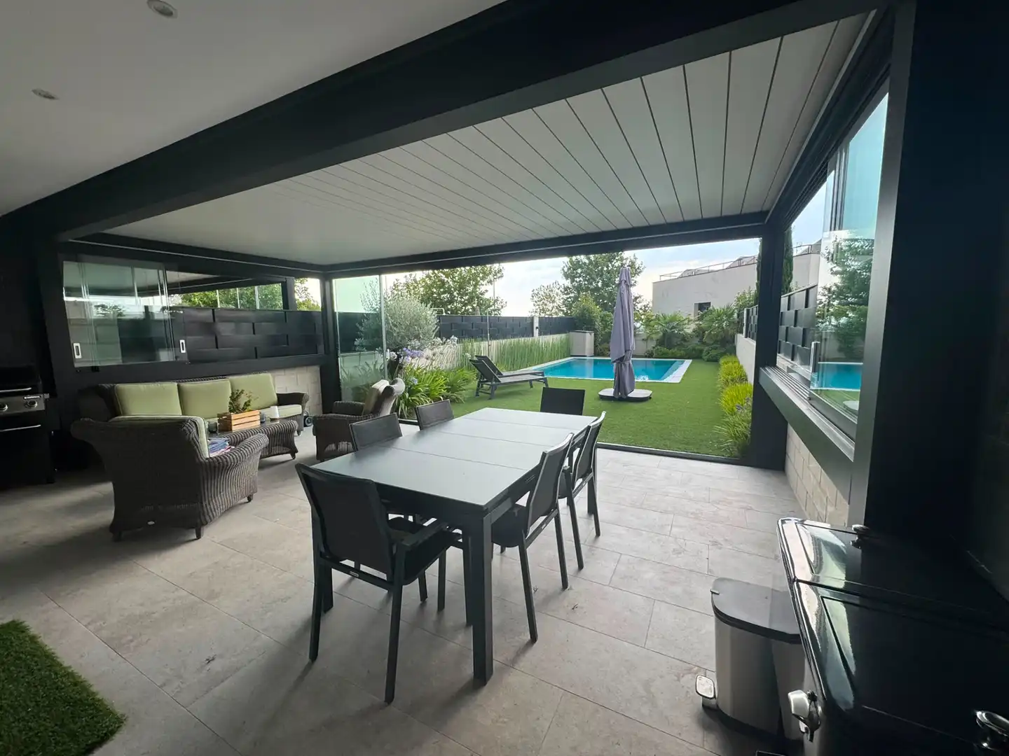 Terrassa de Casa o xalet en venda en Boadilla del Monte amb Calefacció, Jardí privat i Terrassa