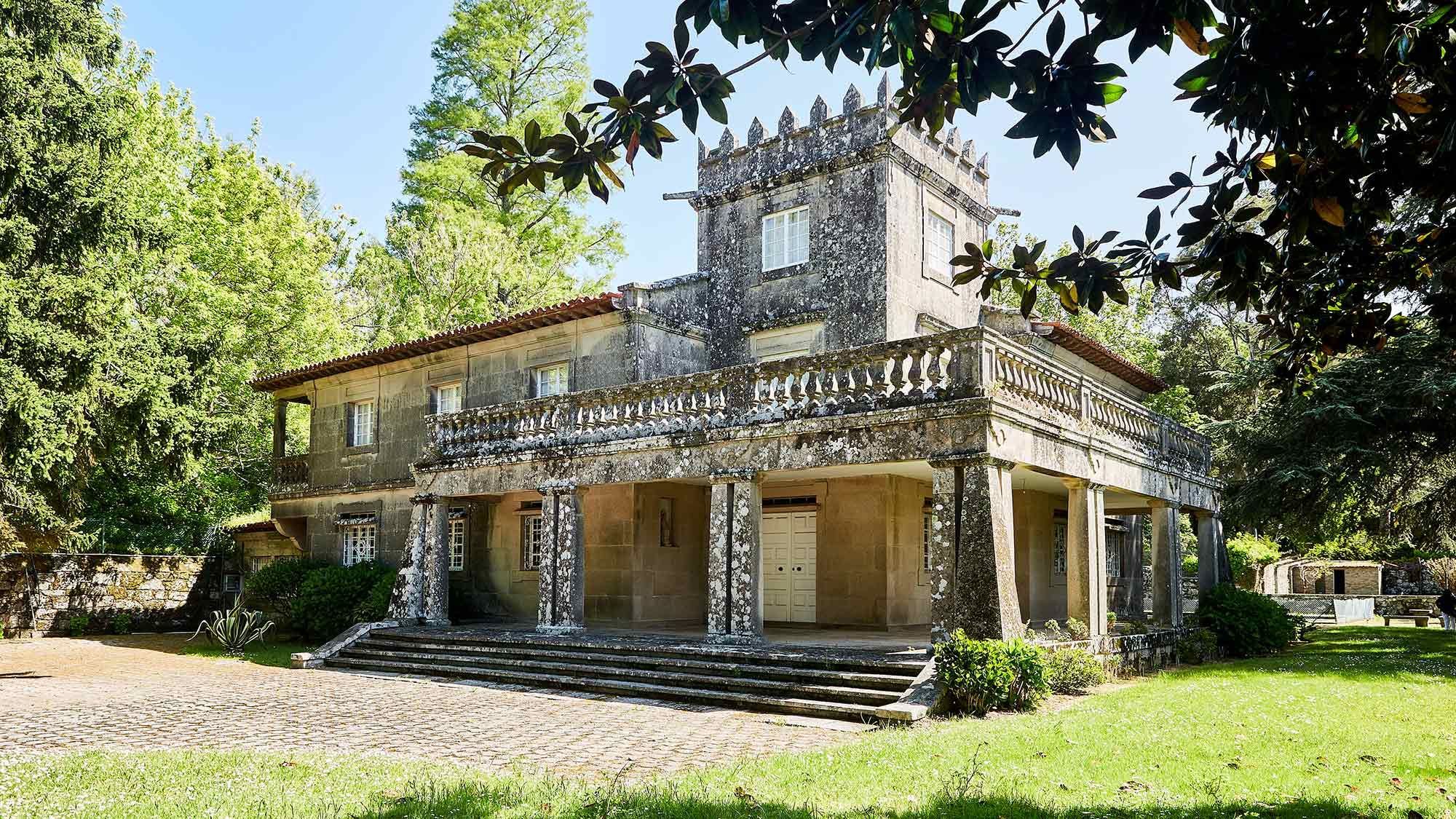 Exterior view of House or chalet for sale in Vilagarcía de Arousa  with Private garden, Parquet flooring and Terrace