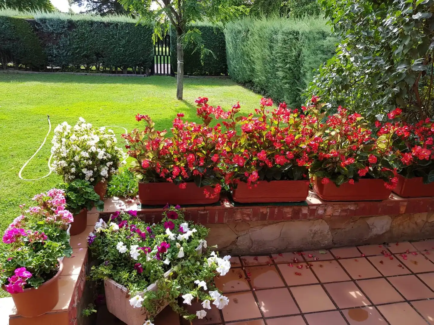 Jardín de Casa adosada en venta en Villaquilambre con Calefacción, Jardín privado y Terraza
