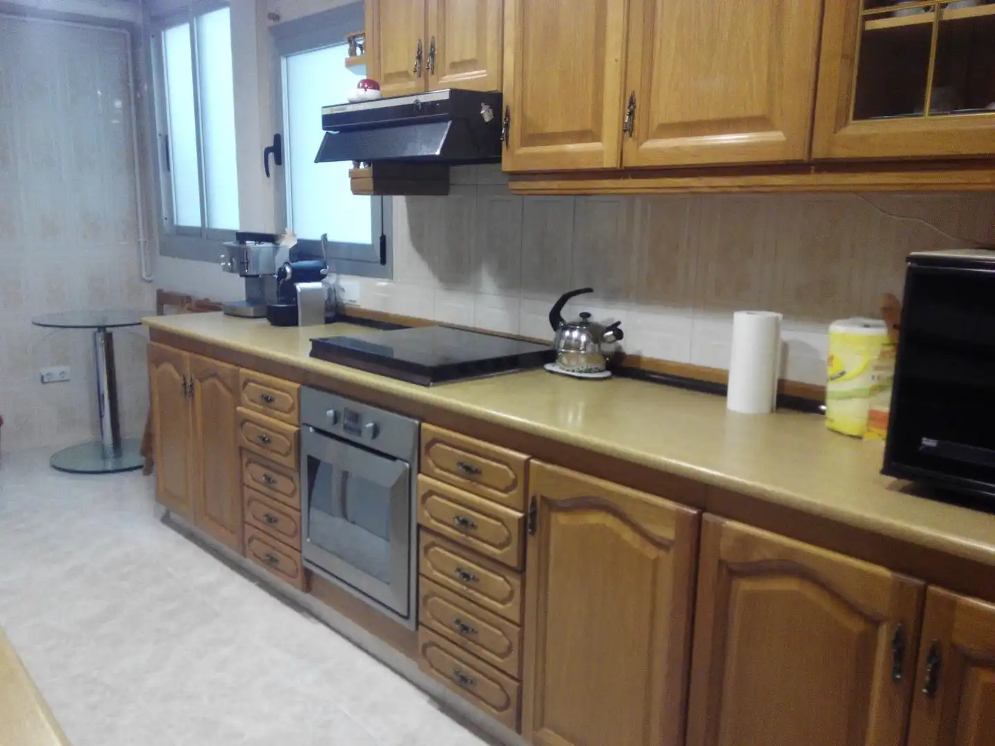 Cocina de Piso de alquiler en Valencia con Aire acondicionado, Calefacción y Amueblado