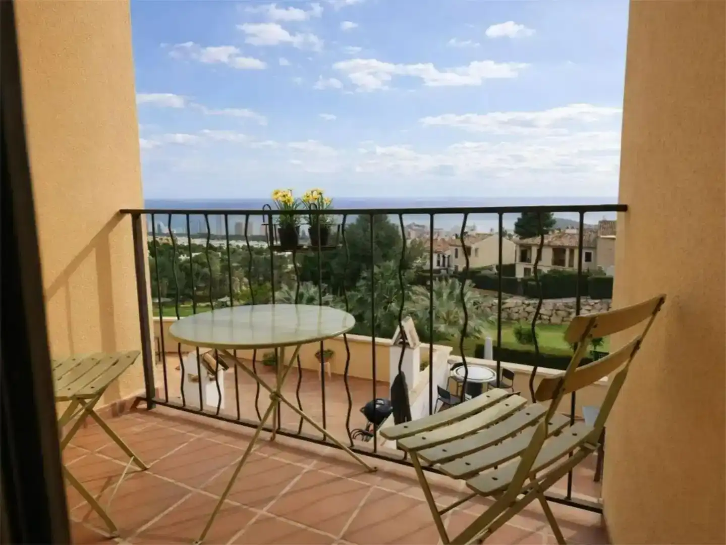 Terraza de Casa o chalet en venta en Finestrat con Aire acondicionado, Piscina y Balcón