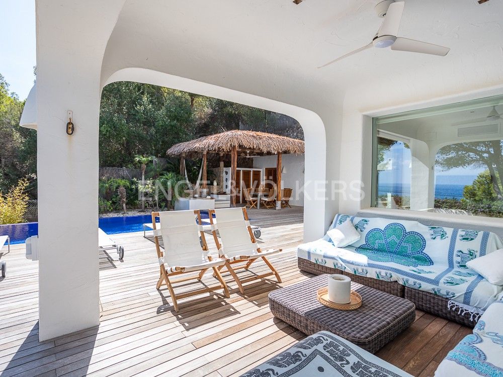 Terrace of House or chalet to rent in Dénia  with Air Conditioner, Heating and Private garden