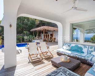 Terrace of House or chalet to rent in Dénia  with Air Conditioner, Heating and Private garden