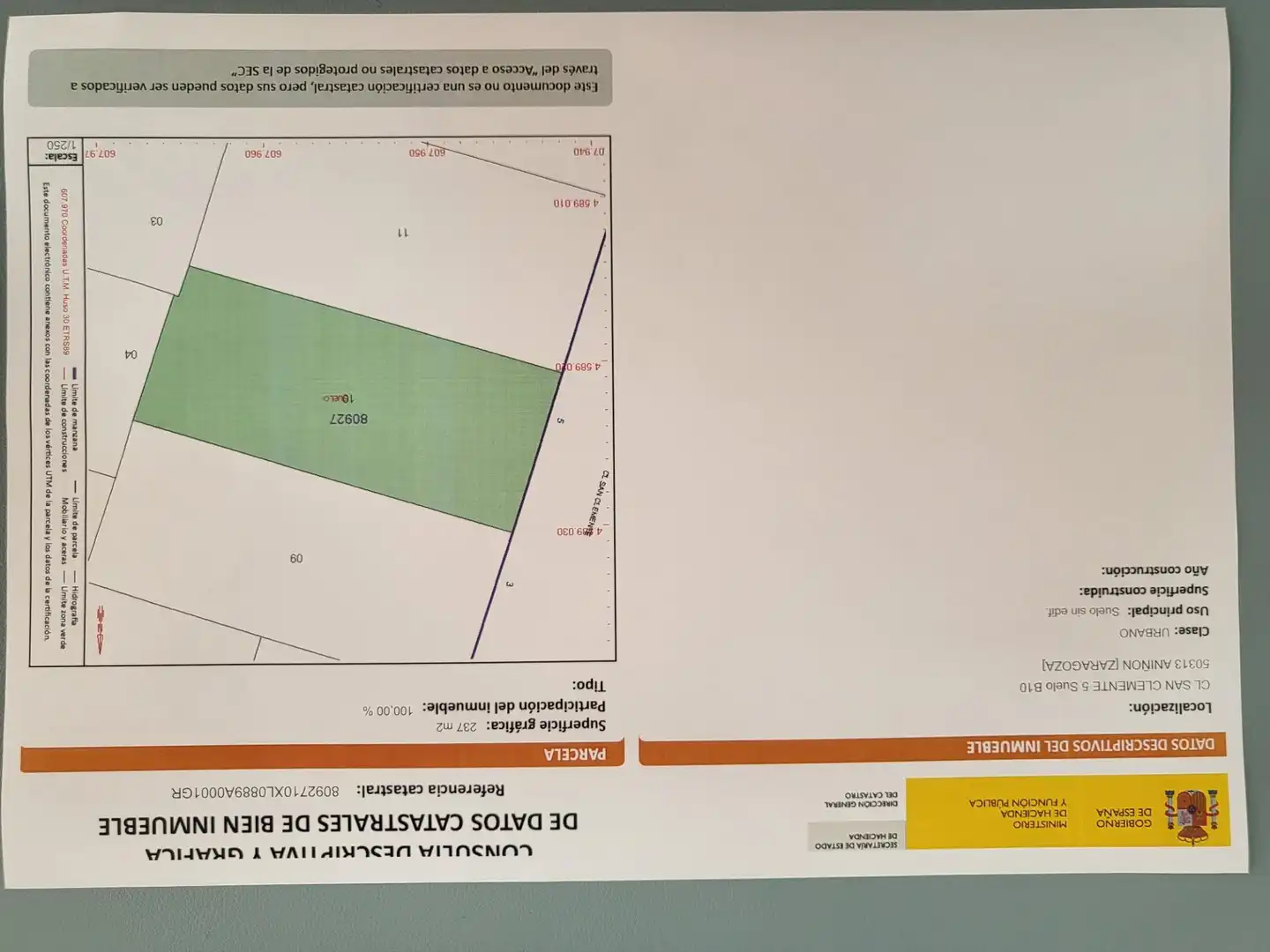 Terrenos y solares en venta en Aniñón, imagen 4