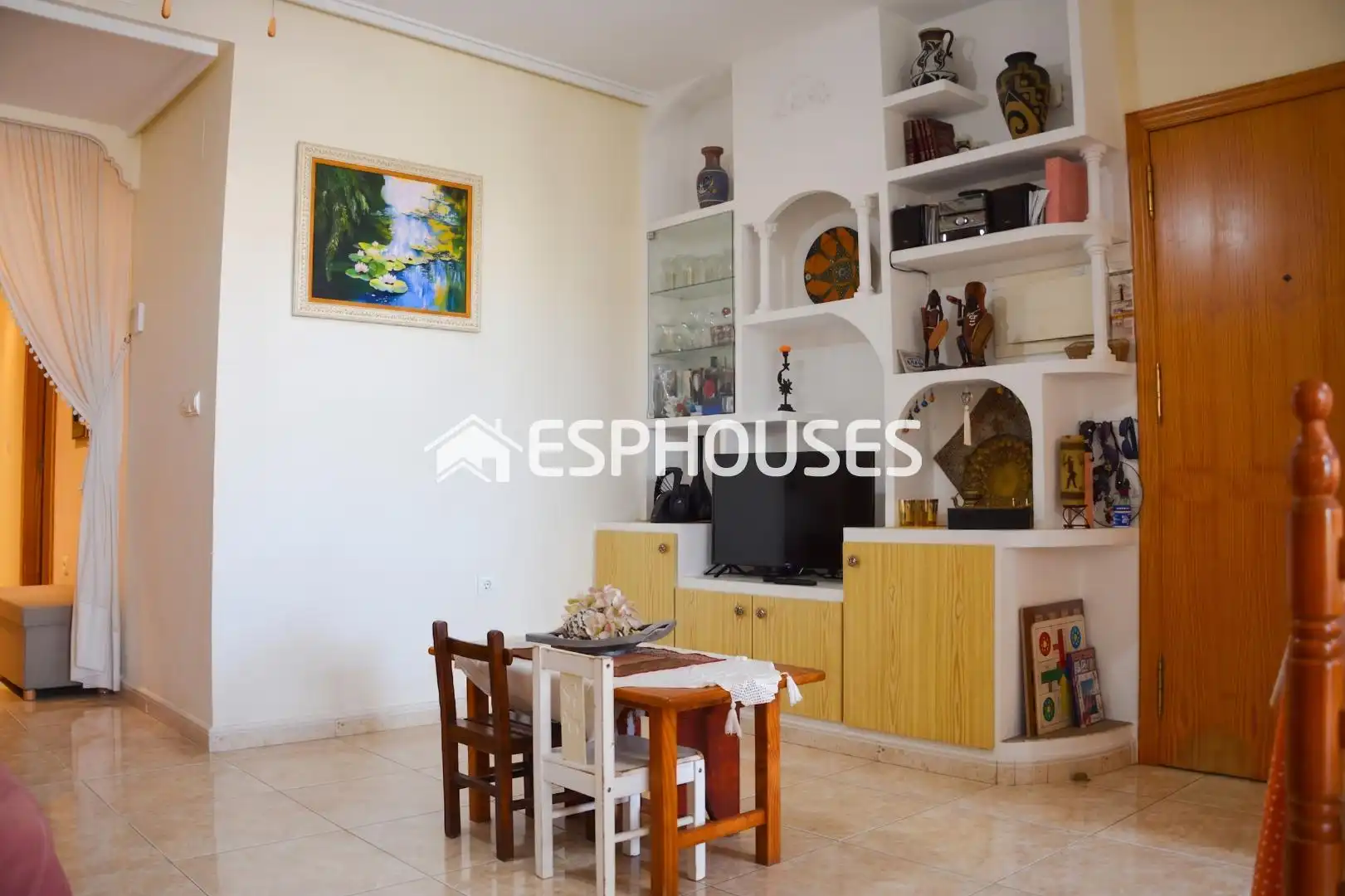Sala de estar de Apartamento en venta en Guardamar del Segura con Aire acondicionado, Amueblado y Balcón