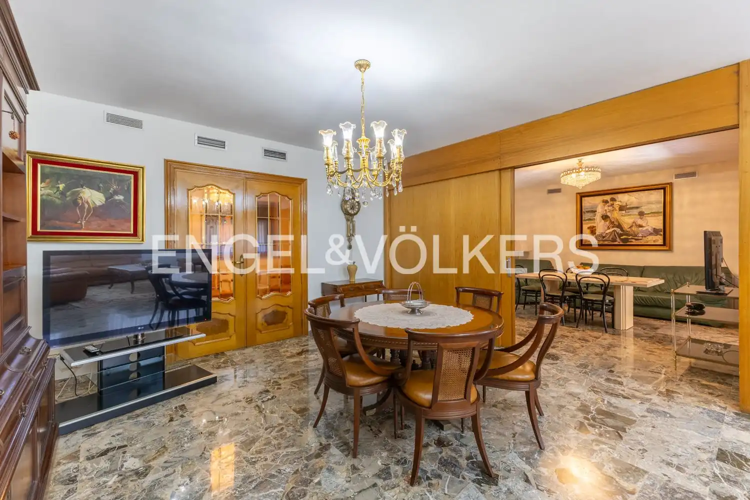 Comedor de Piso de alquiler en Valencia con Aire acondicionado, Calefacción y Terraza