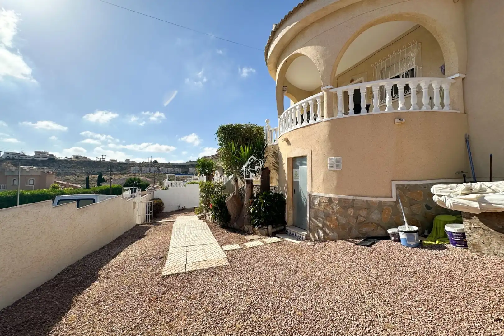 Vista exterior de Casa o xalet de lloguer en Rojales amb Aire condicionat, Jardí privat i Terrassa