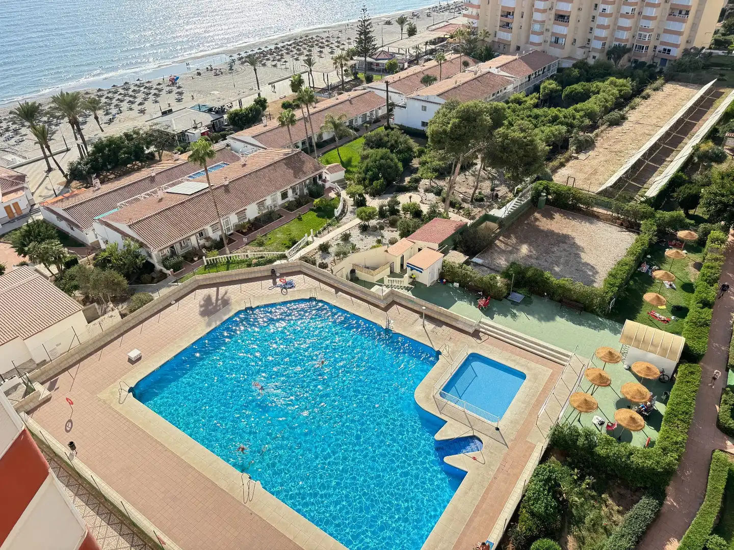 Schwimmbecken von Wohnung zum Verkauf in Torrox mit Klimaanlage, Terrasse und Möbliert