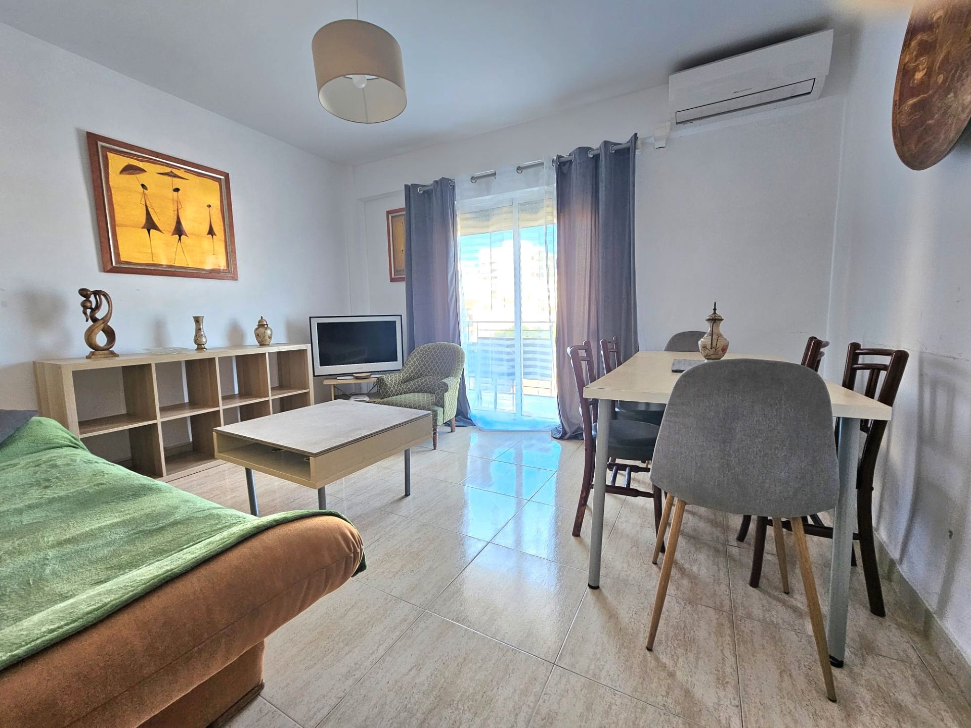 Sala d'estar de Pis en venda en Gandia amb Aire condicionat, Moblat i Balcó