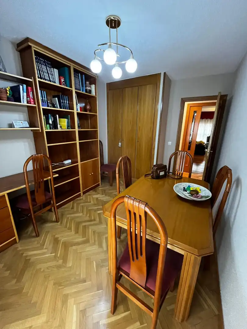 Dining room of Flat for rent in Móstoles  with Air Conditioner, Heating and Parquet flooring