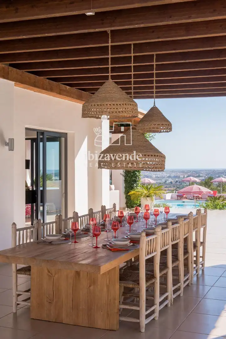 Terraza de Casa o chalet de alquiler en Santa Eulària des Riu con Aire acondicionado, Calefacción y Terraza