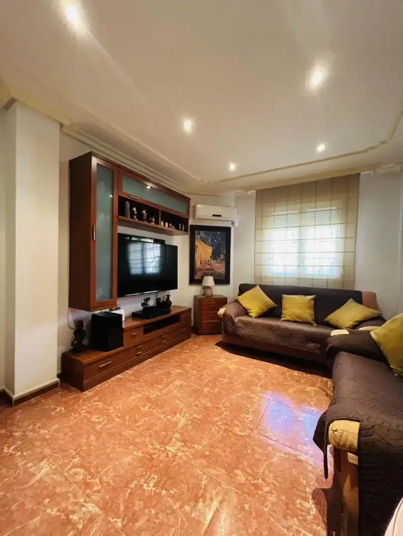 Sala d'estar de Casa o xalet en venda en Huércal de Almería amb Aire condicionat i Balcó