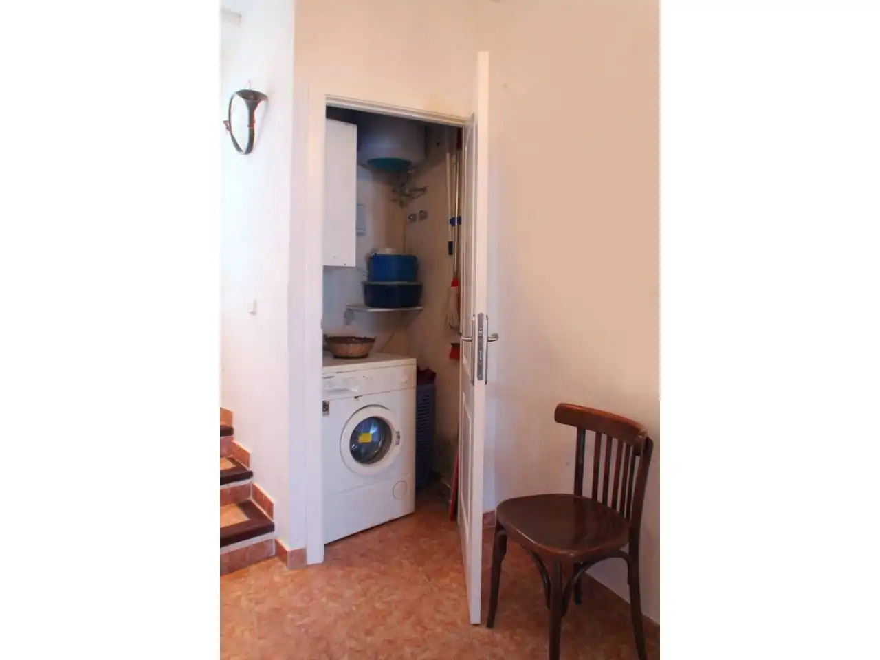 Küche von Wohnung zum Verkauf in Eivissa mit Klimaanlage, Möbliert und Balkon